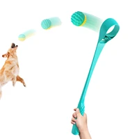 toy ball thrower junior classic ball launcher set for indoors outdoors fetch sport tennis ball pet supply perfect for fetch