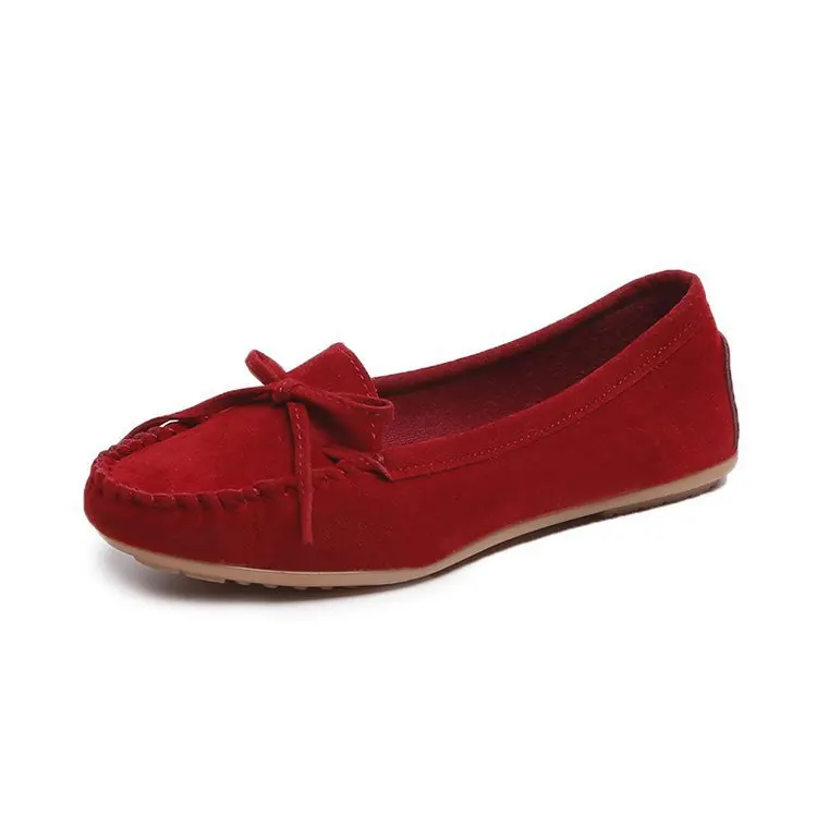 

Spring and Summer Women's Flat Shoes Simple and Fashionable Suede Loafers Lightweight Soft Sole Comfortable Women's Flat Shoes
