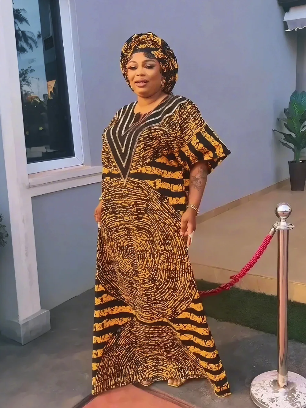 Африканские платья для женщин традиционная одежда Макси-Платье с принтом Дашики