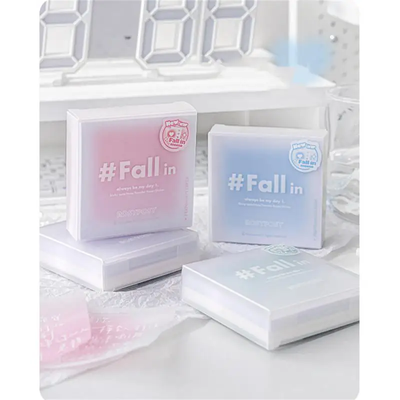 

Клейкие заметки блокнот для записей наклейка групповая коробка украшение своими руками материал для записей порошок румяна заметка для ка...