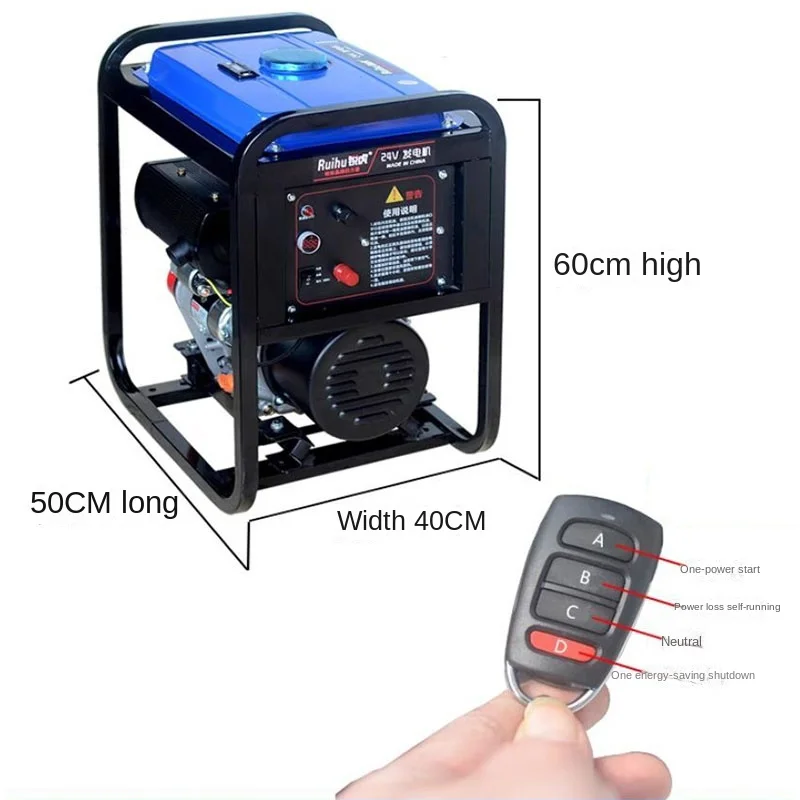 6 кВт 24 В постоянного тока генератор дизельный парковочный кондиционер в