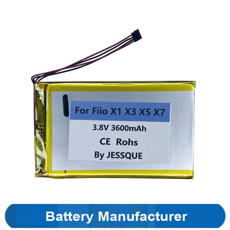 

Zero Cycle Brand New 3600mAh Battery For FIIO X1 X5 X3 X7 II III 2 3era Speaker Player Batterie Accumulator Pack AKKU