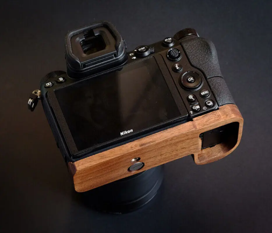 Ручка для камеры ручной работы из дерева Nikon Z7 Z6 Z5 II опорная пластина черного