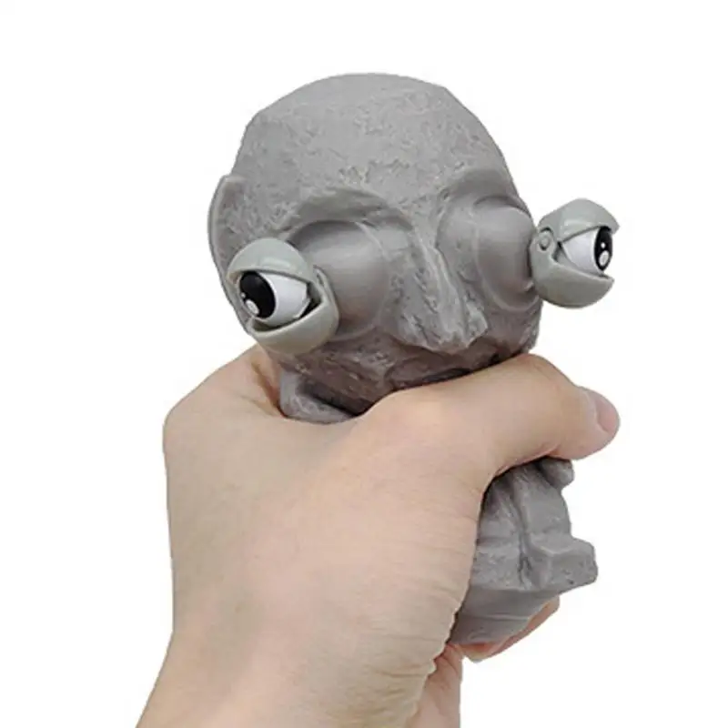

Creative Rock Man Squeeze Antistress Toy Out Eyes Doll Stress Relief Toy Figure Funny Decompression Toy Room Table Decor