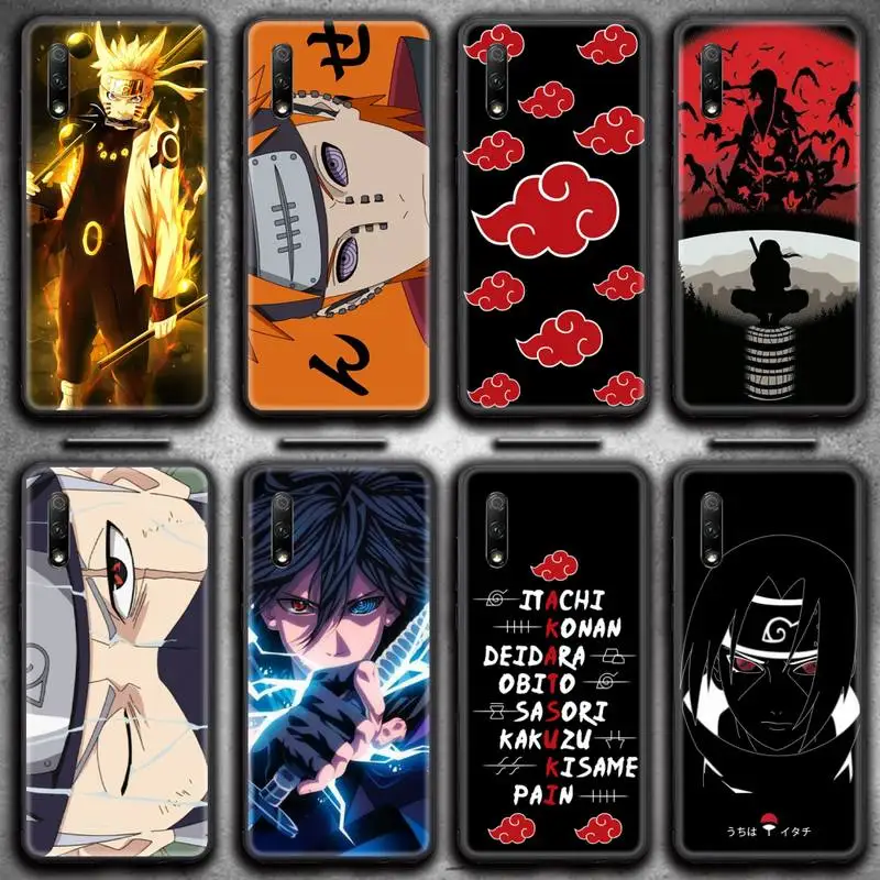 

Naruto Uchiha Sasuke Itachi Akatsuki Kakashi Phone Case For Huawei Nova 6se 7 7pro 7se honor 7A 8A 7C 9C Play