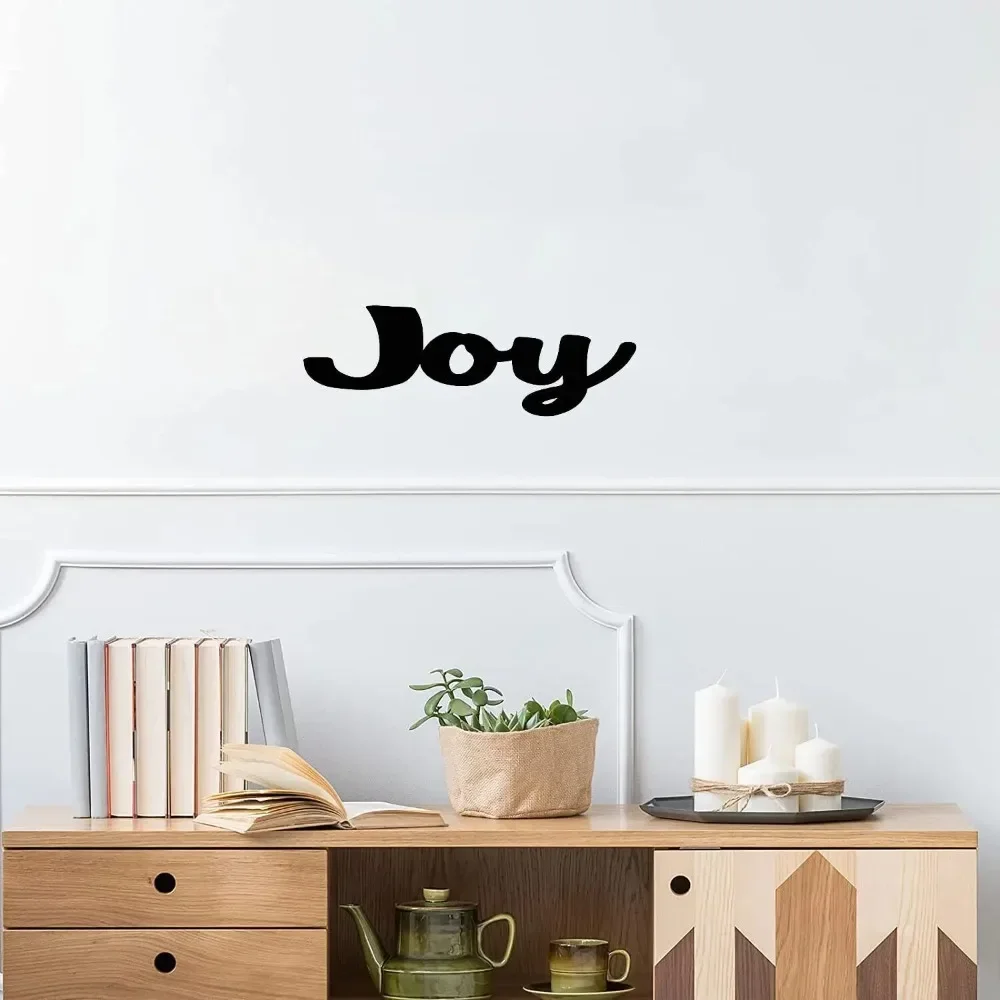 Металлическое Украшение На Стену Joy Word Элегантно Изготовленное Железное