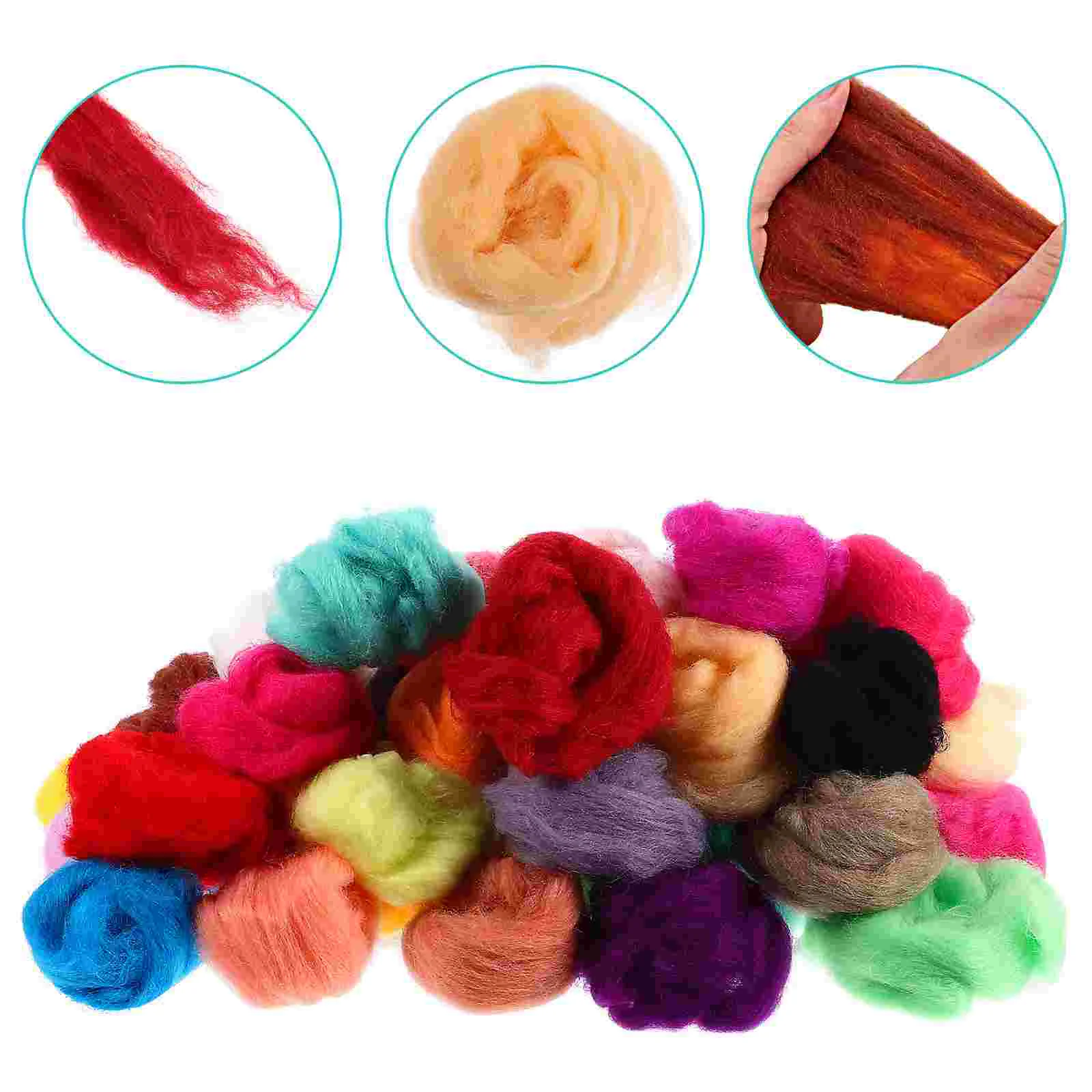 Шерстяное валяние игольчатая волоконная пряжа фетровые принадлежности сделай