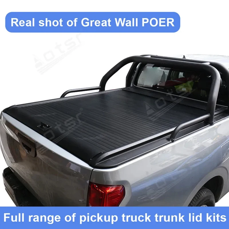 Фото Высококачественная выдвижная роллетная крышка кузова для пикапов Great Wall Wingle, Isuzu D-Max, Lingtuo, JMC Remax №3