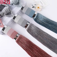2 pieces curtain accessory hanging belt ball pinkgreyblue color matching curtain tassel tieback curtain holder buckle a103