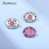 punk organ enamel pins brain 2022new brooches lapel pin badges quotes end the stigma jewelry gift for friends free shipping
