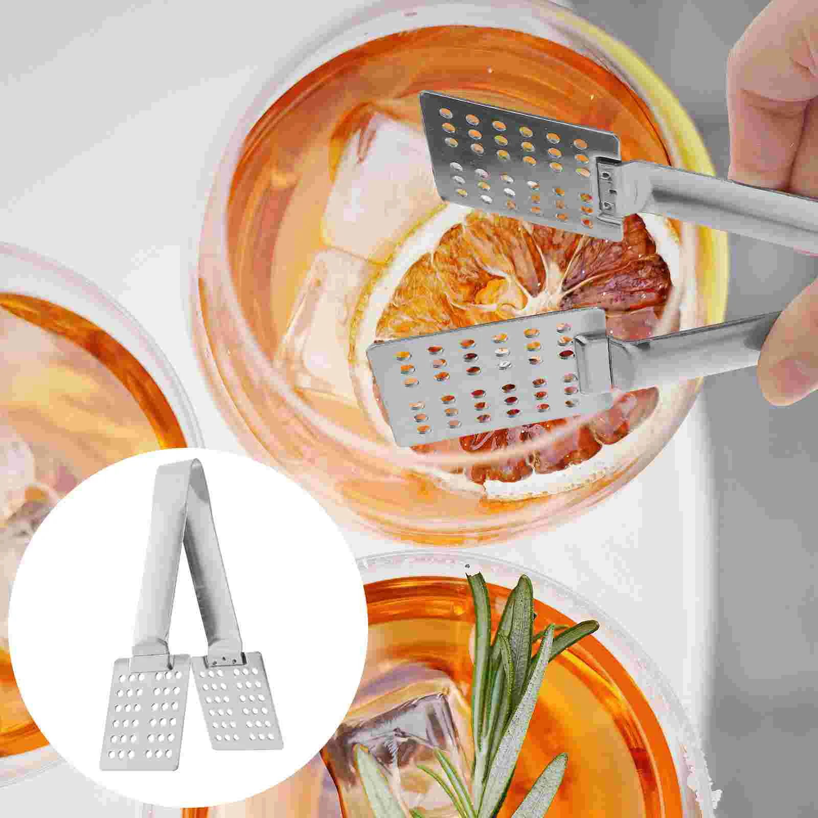 

Teatongs Ice Cube Strainer Squeezer Serving Sugar Spoonserver Grip Stainless Clip Steel Tong Steeper Kitchen Fruit Holder Clips
