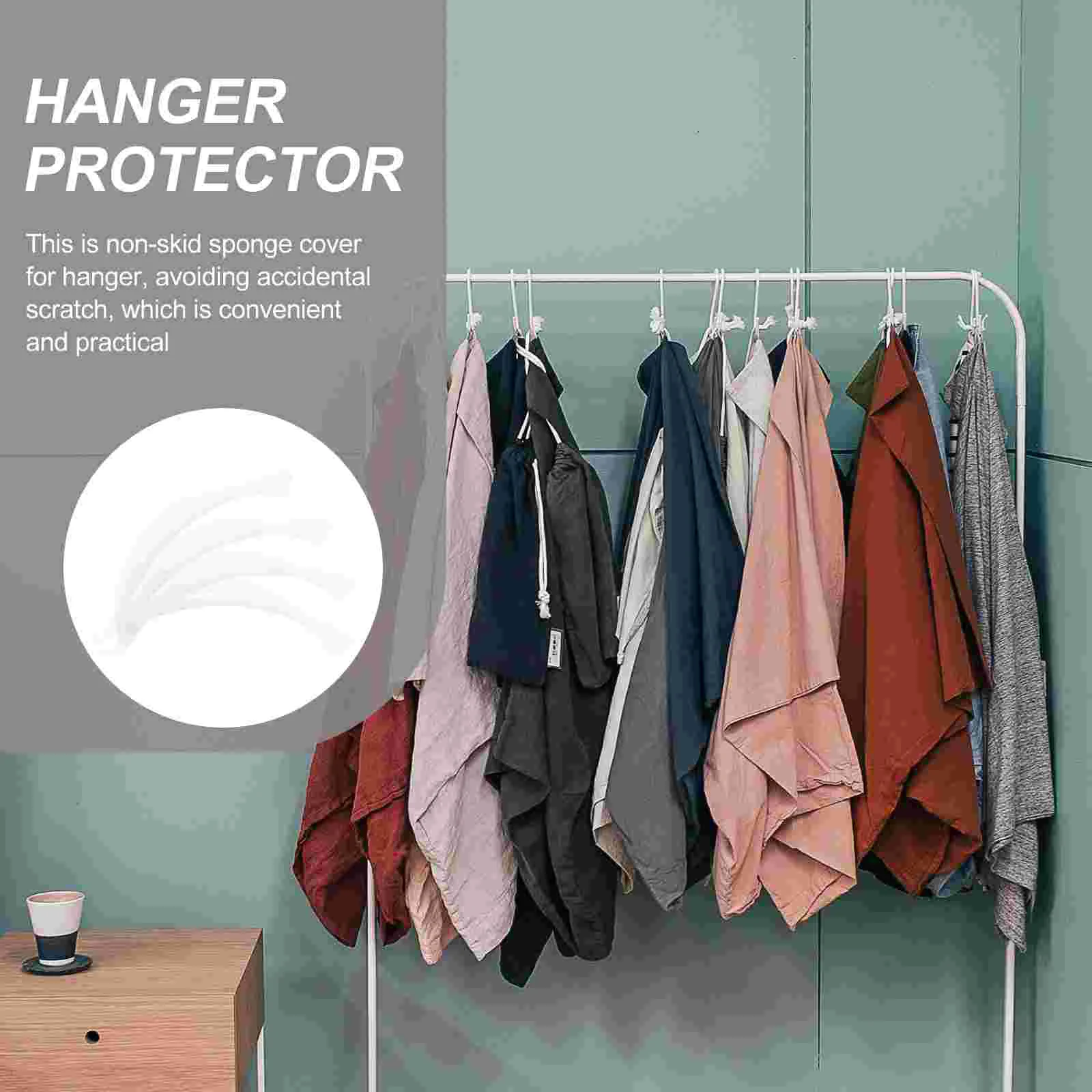 Вешалка для одежды губчатый чехол вешалки костюма защита защитной полосы нет
