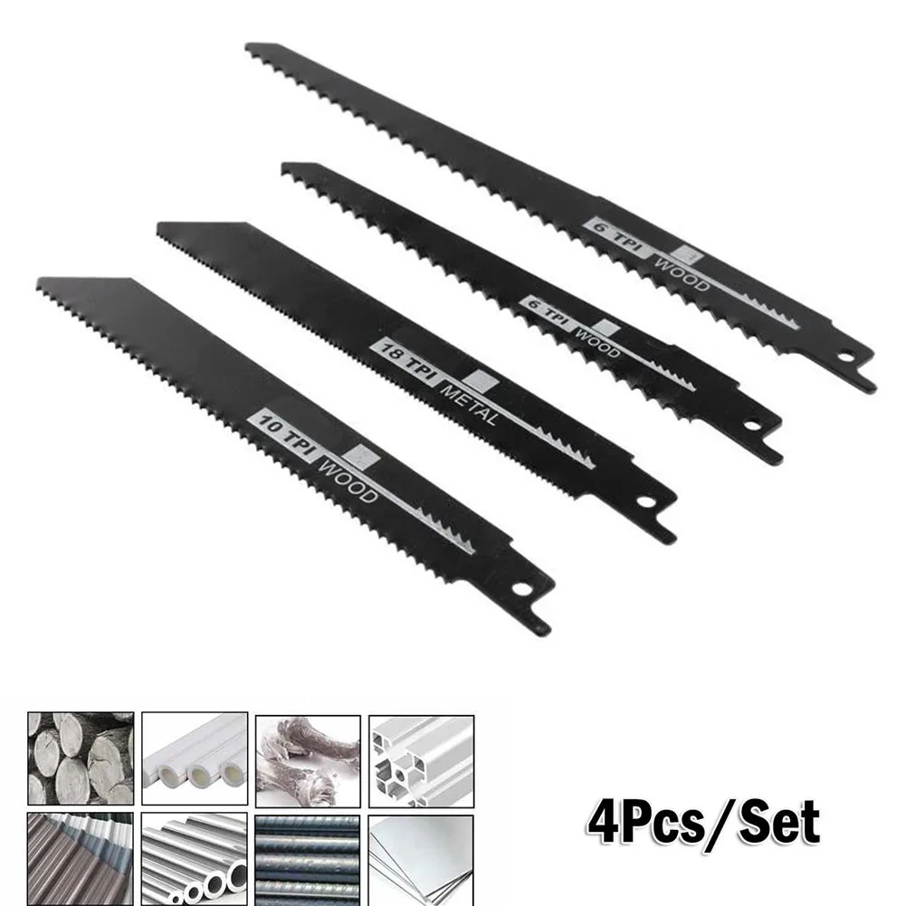 

For 6TPI/10TPI/18TPI Saw Blade Reciprocating Saw Blade Board Cutting Black