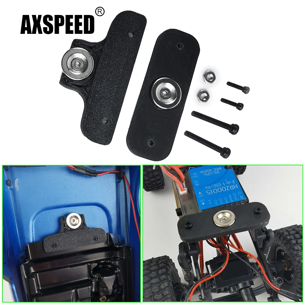 AXSPEED Magnet Car Body Shell Column Post Mount Holder for Axial SCX24 AXI00006 Bronco 1/24 RC Crawler Car Parts Accessories