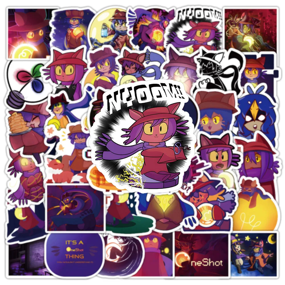 10/50 шт. Oneshot мультяшные наклейки игра Stciekr водостойкое украшение DIY ноутбук