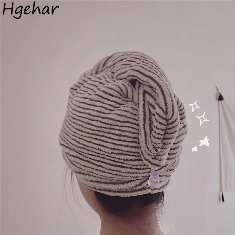 Bathroom Japanese Style Simple Washcloth Household Hair Cap Quick-drying Soft Absorbent Toalla