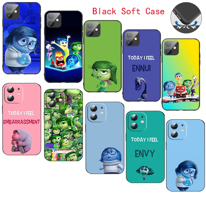 CR44 Inside Out Cartoon Soft Silicone Case for Moto G 5G G9 G30 G50 G60 G52 E7 Power E32