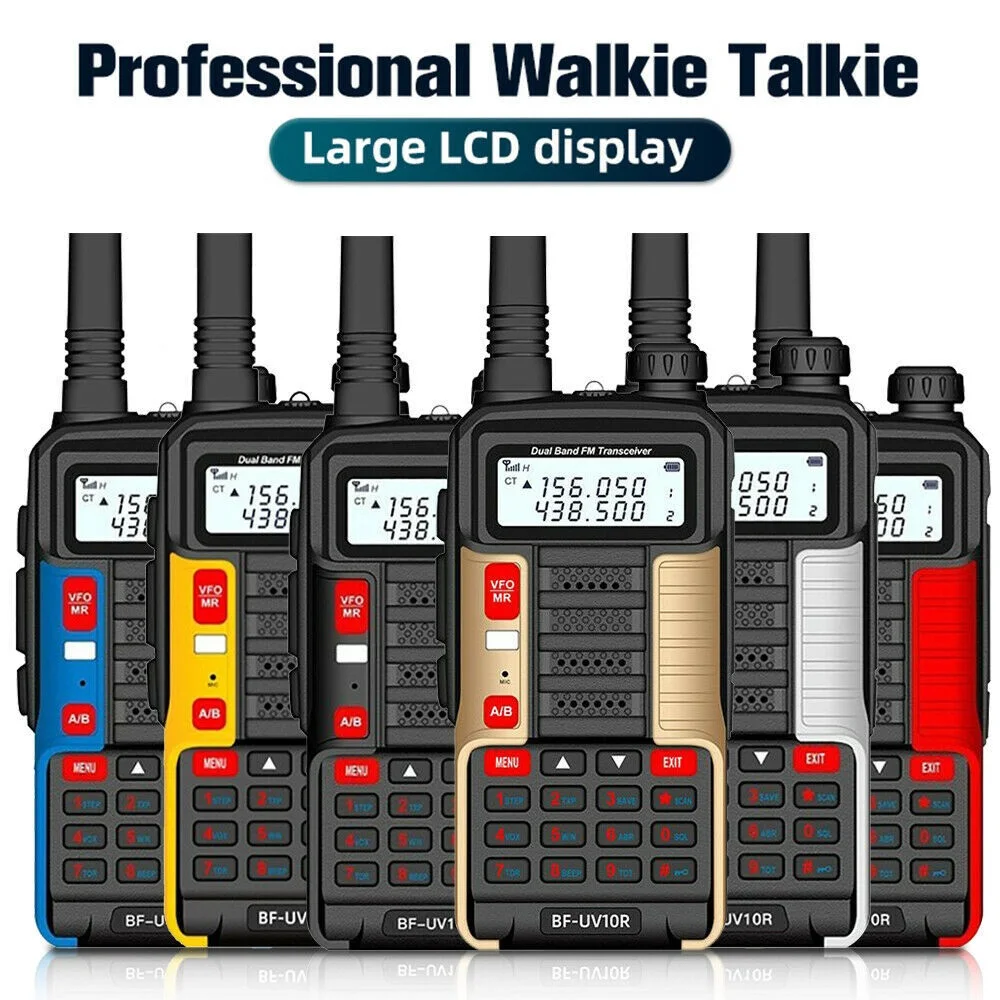 

ML1 UV-10R Dual Band Walkie Talkie 180KM Long Range Two Way Radio 50000mAh