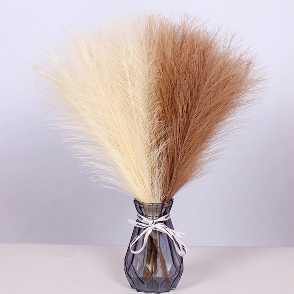 

Home Decor Artificial Dried Pampas Grass Simulation Reed Pampas Grass Plant Supplies 45CM Dropship