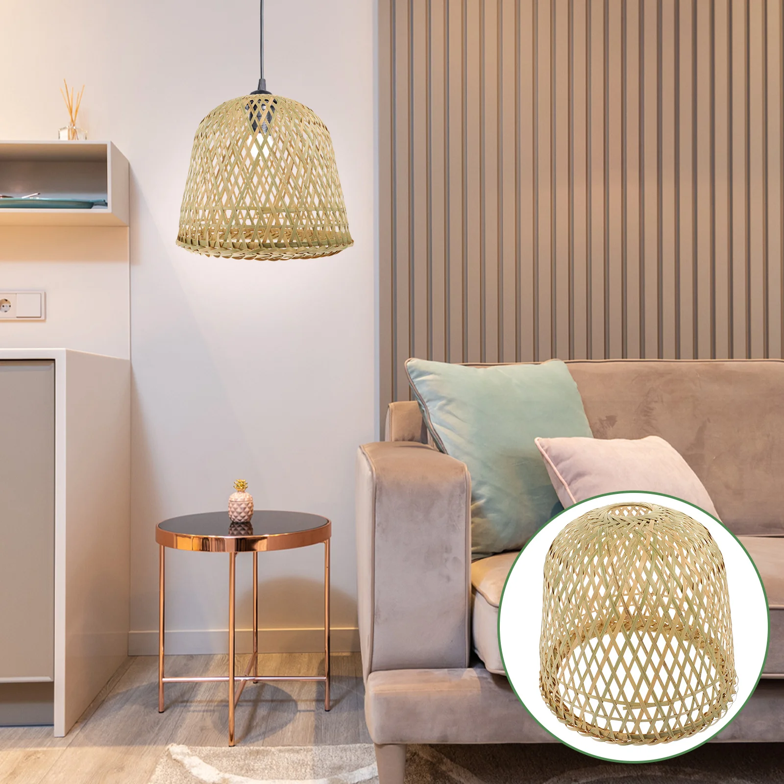 

Lamp Shade Lampshade Rattan Lightceiling Cover Chandelier Pendant Floor Hanging Wicker Shades Tablelampshades Lighting Seagrass