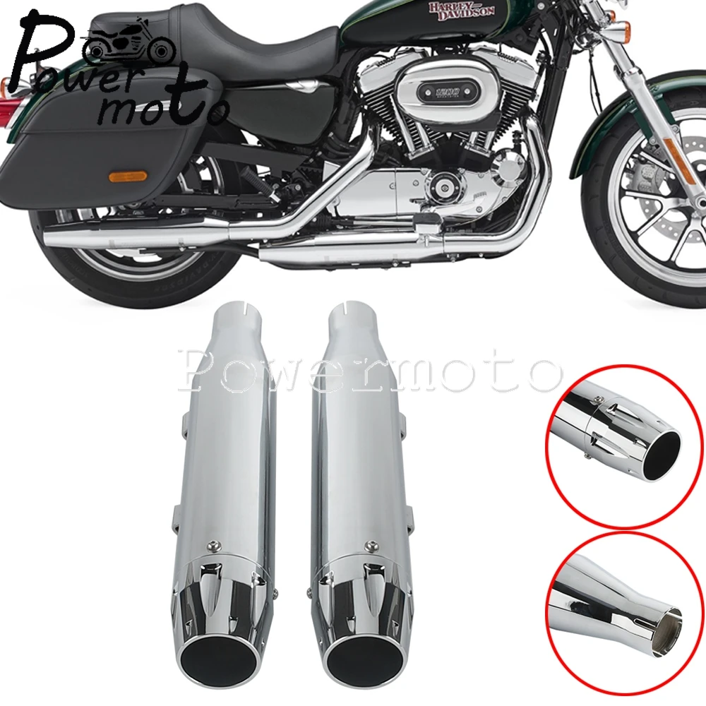 Выхлопные трубы мотоцикла для Harley Sportster 2014-2016 XL 1200C/T/V 883L/N Iron Superlow пользовательские