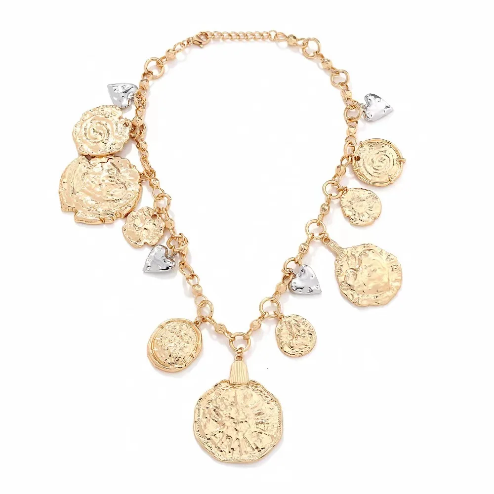 Роскошное ретро ожерелье с подвеской в виде значка неправильной формы форме