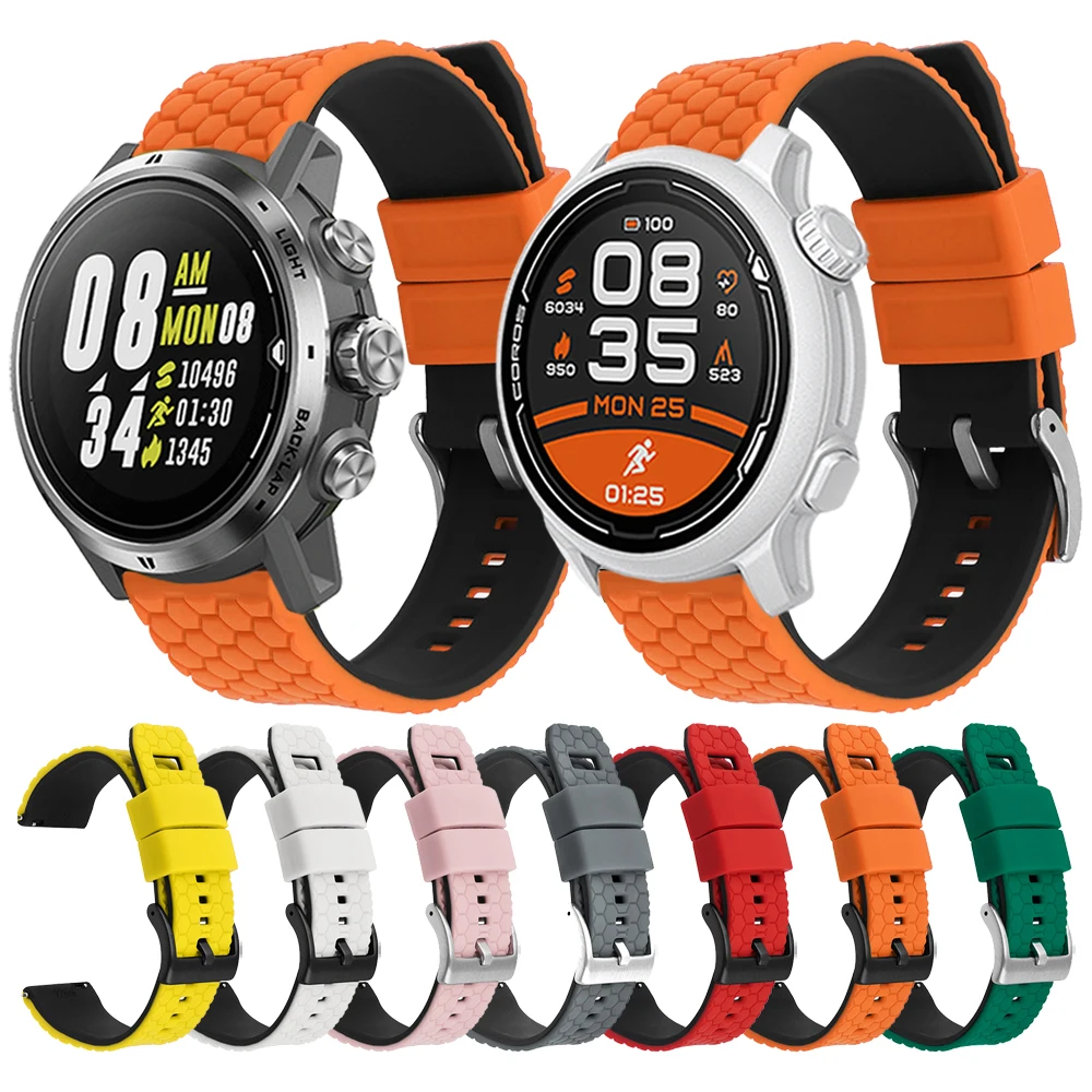 

Replacement Watchband For COROS PACE 2 Silicone Strap For COROS APEX Pro/APEX 46mm 42mm Smartwatch Band Bracelet Accessories