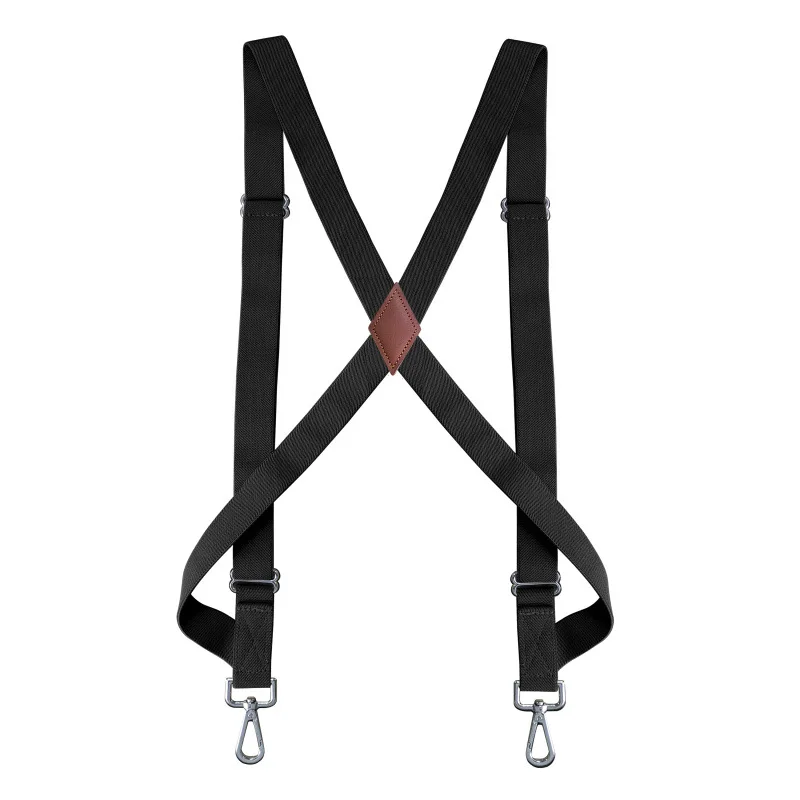 

Deepeel 1pc 2.5*125cm Men's Suspender Elastic Wide Suspenders Adjustable 2 Clips Strap X Type Braces Decorative Male Jockstrap