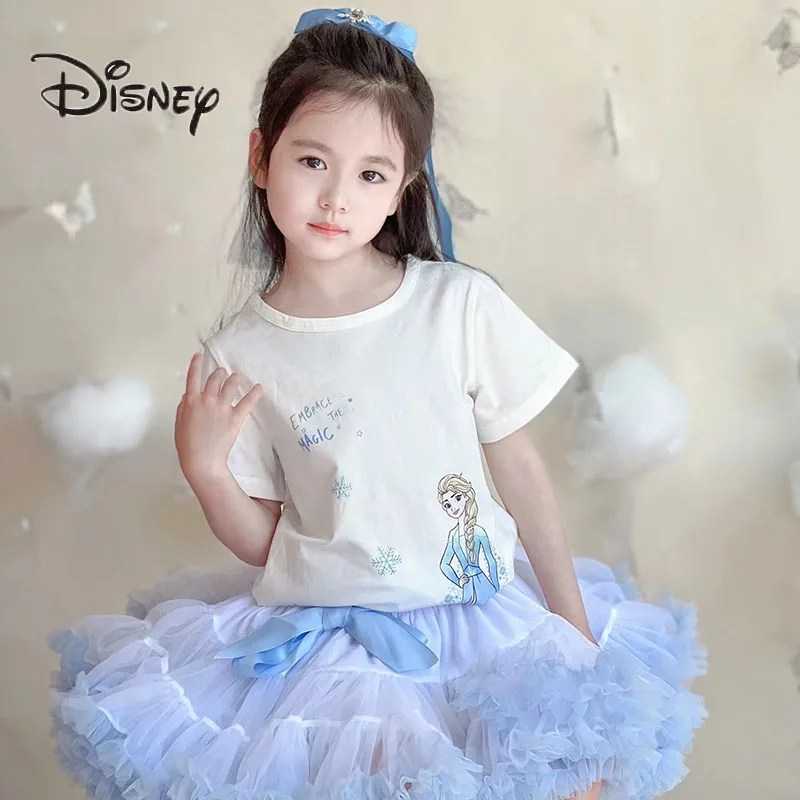 

Платье Принцессы Диснея «Холодное сердце», комплект из двух предметов вечерние ковое вечернее платье для маленьких девочек, милая сетчатая...