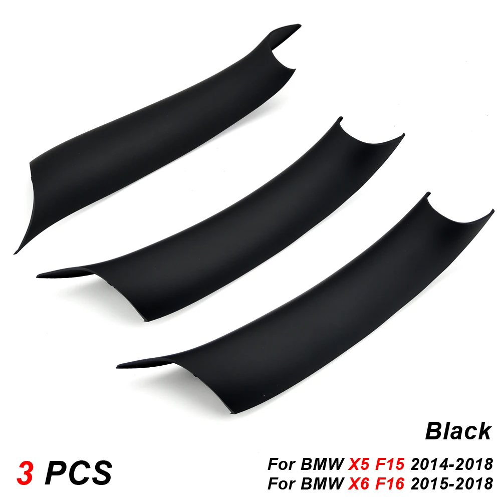 

Carbon Fiber Car Interior Door Pull Handle Inner Panel Trim Cover Fast Install With Seconds For BMW X5 F15 X6 F16