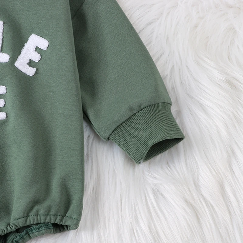 

Детский комбинезон с длинным рукавом и круглым вырезом