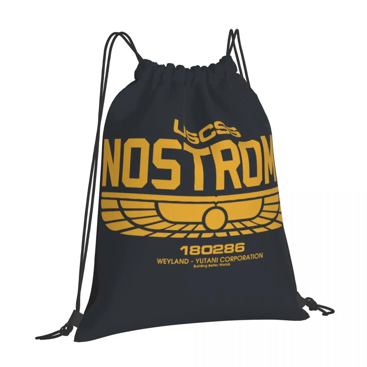 

Nostromo 180286Retro Alien Film Uscss Drawstring Bags Backpacks Handbags School Bag Gym Drawstring Bag Casual String Knapsack