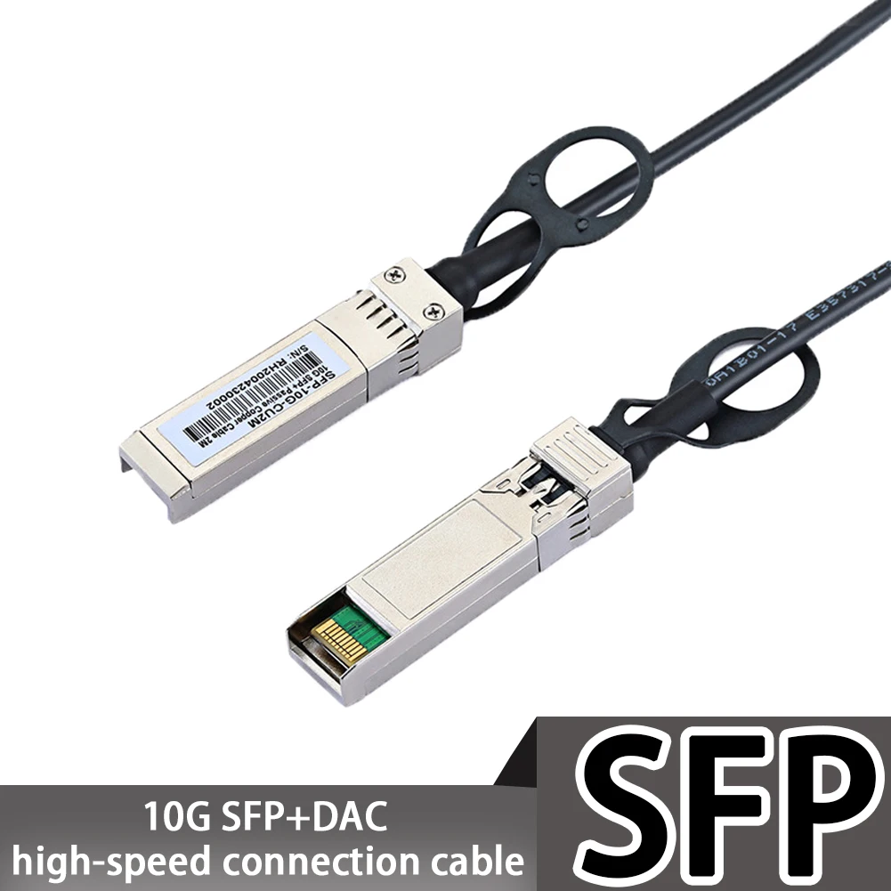 Кабель SFP 1 м/2 м/3 м/5 м/7 м/10 м SFP + 10 Гб DAC, модуль SFP 10G, пассивное прямое подключение, медный кабель Twinax SFP, совместимый с Cisco