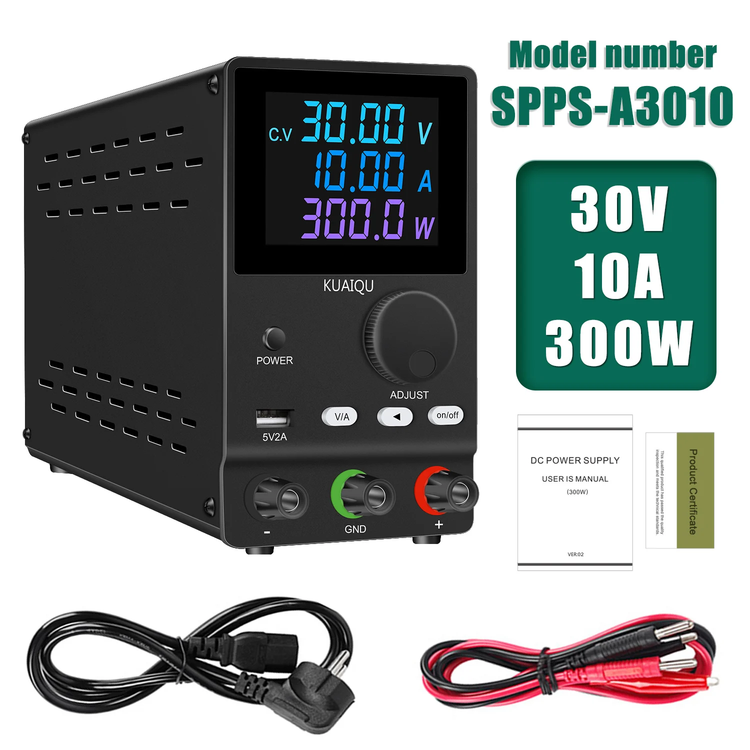 Регулируемый лабораторный источник питания постоянного тока Nice-power 30 в 10 А, импульсный лабораторный источник питания SPS3010 120 В для анодного окисления покрытия