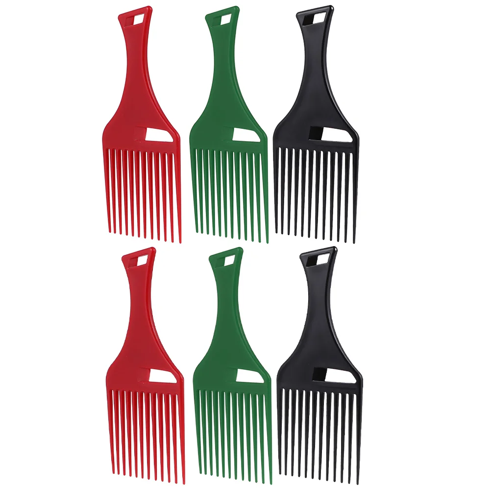 

Hair Comb Pick Afro Curly Styling Lift Picks Women Men Combs Braid Natural Barber Level Clipper Detangle Haircut Brush