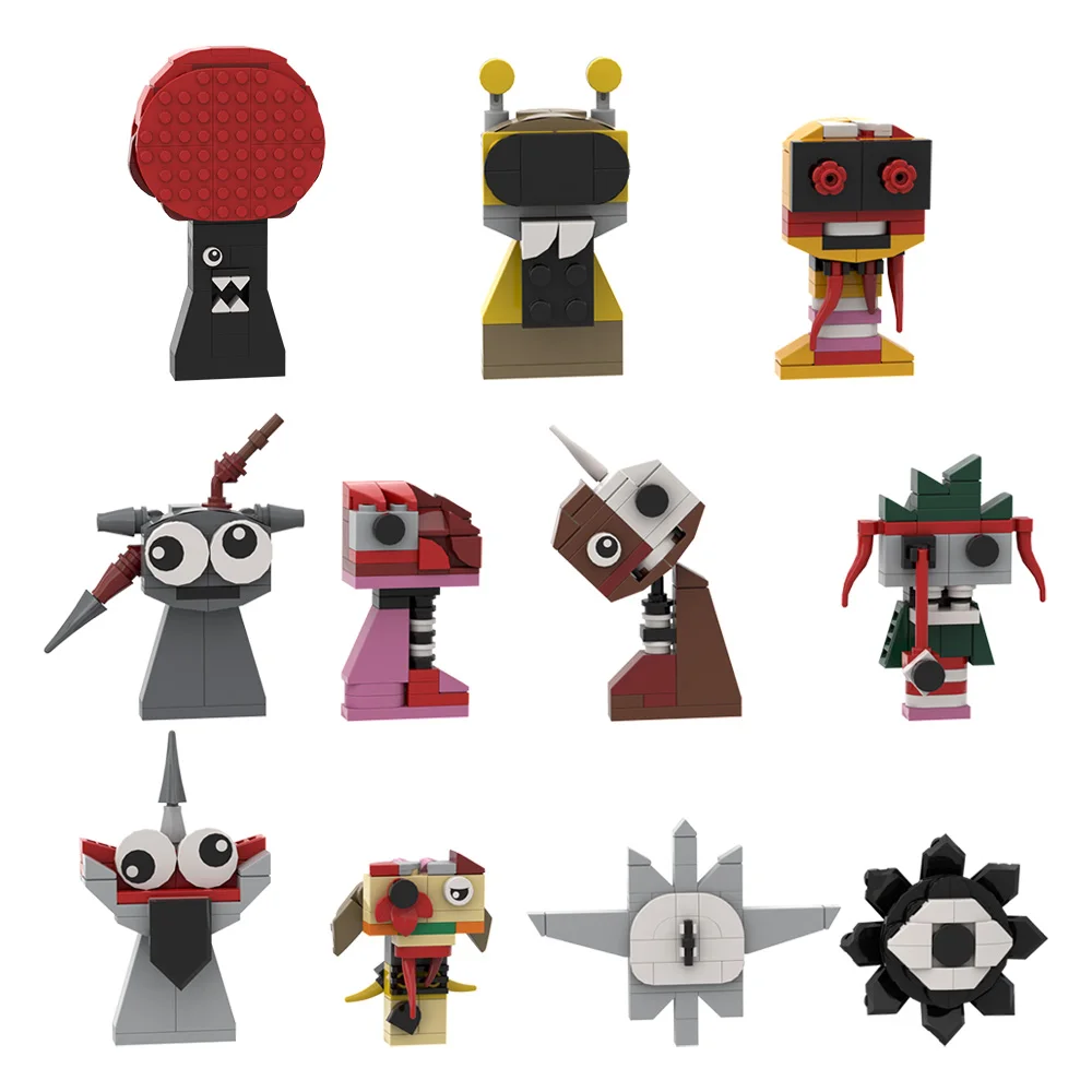 Музыкальная игра MOC Incredibox Sprunki кукла строительные блоки режим убийцы ужасов