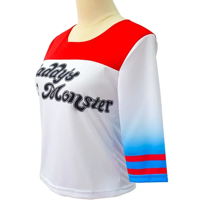 Детская футболка на Хэллоуин косплей костум Квинн отряд Харли монстр броки