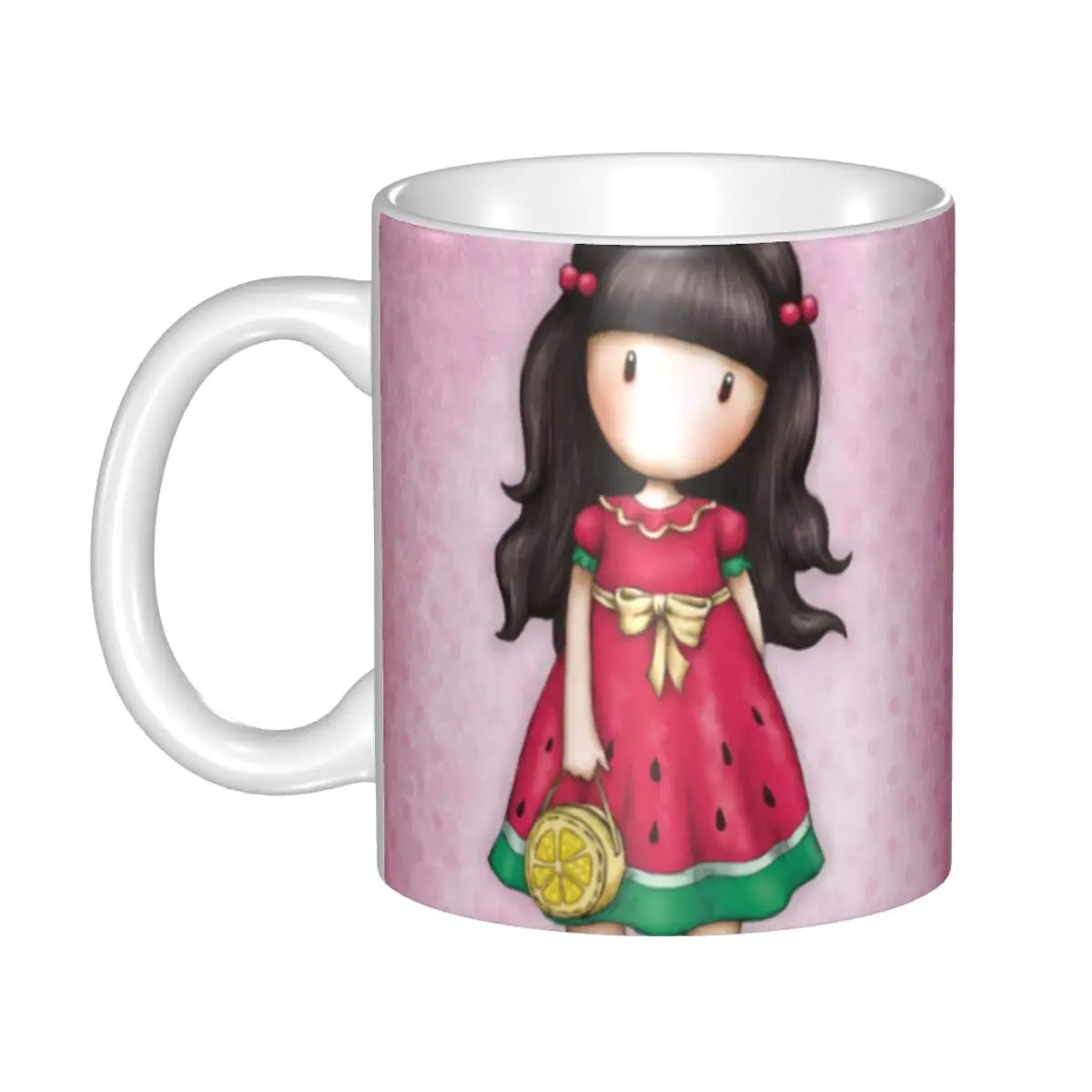 

Керамическая кружка «сделай сам» с анимационными персонажами, санло горджус, кукла из мультфильма на заказ, кофейная чашка, креативный пода...