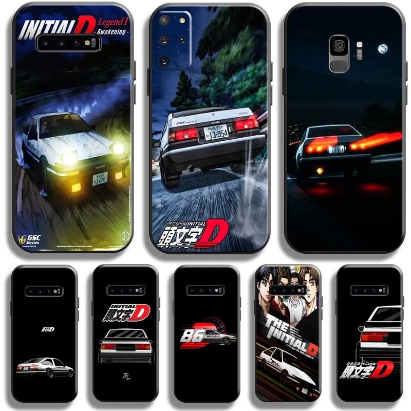 

Initial D For Samsung Galaxy S22 S21 S20 Ultra FE 5G S10 10E S9 Plus Lite Phone Case Silicone Cover Coque TPU Funda