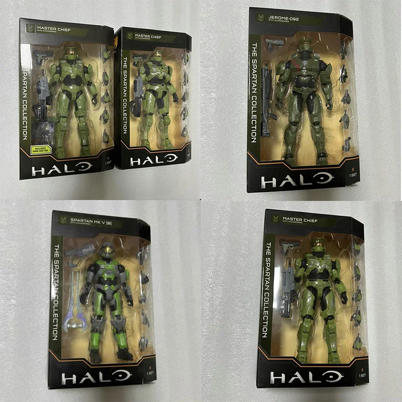 

Halo Master Chief Jazwares Infinite Mjolnir MK VI Spartan Palmer MK VII Jun-A266 KAT-B320 Yoroi Enigma Action Figure Collection