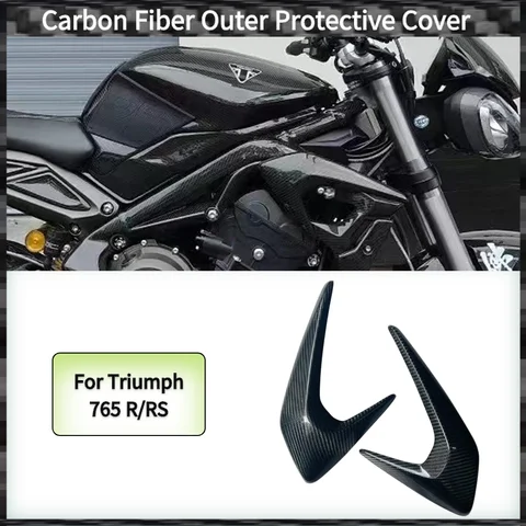 Подходит для Triumph Street Triple 765 R RS 2020-2022, боковая панель из 100% углеродного волокна, рамка кузова, комплект обтекателя, аксессуары для мотоциклов