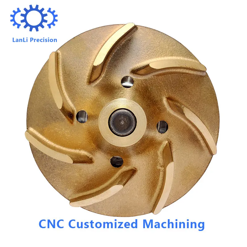 Custom Impeller Processing For Water Pump High Precision CNC Impeller Machining Welcome Your Design 1 pcs order welcome