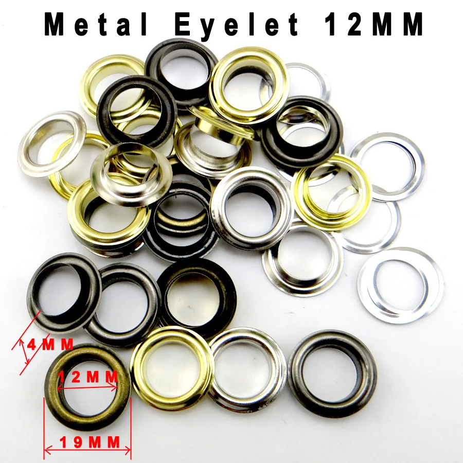 

50 шт., серебристые аксессуары для шитья обуви, 12 мм