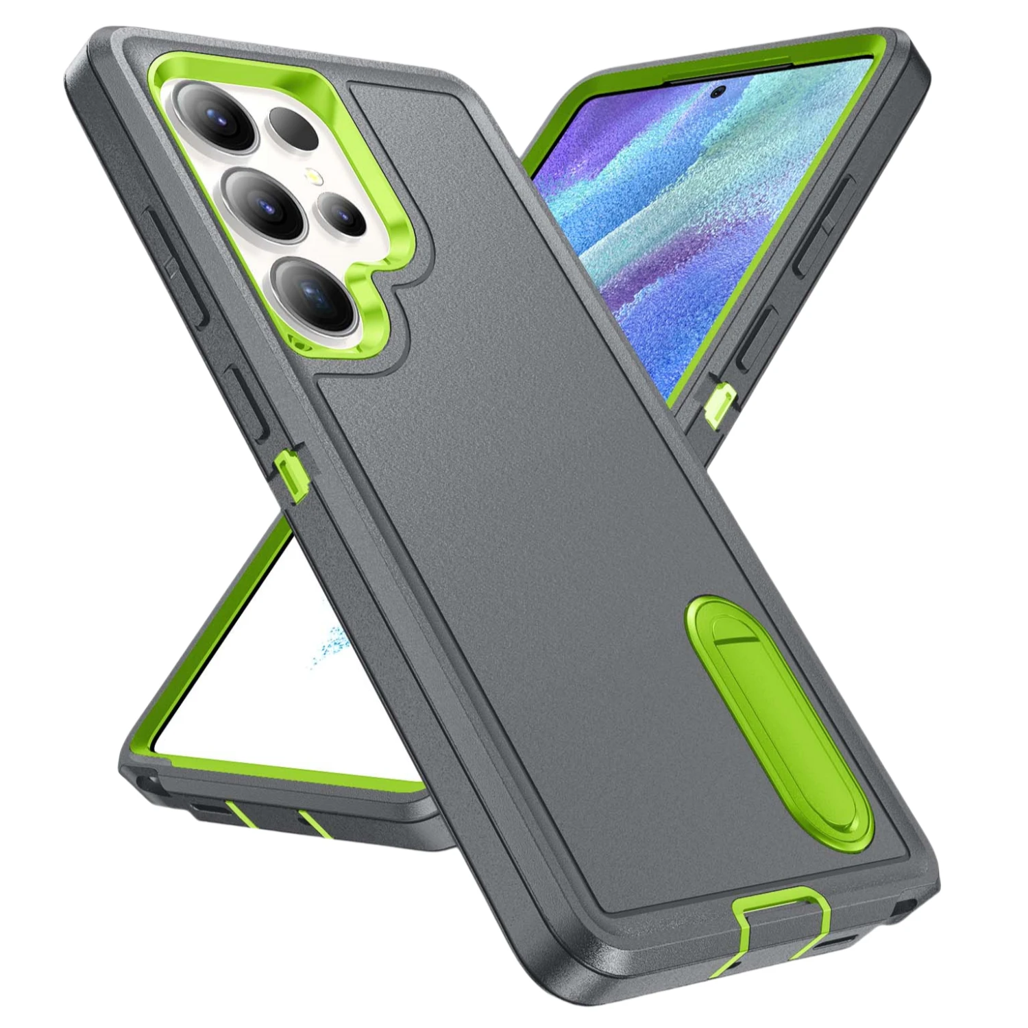 Для Samsung S25 S24 S23 Чехол-подставка для Galaxy Ultra Plus S22 FE 5G Сверхмощный чехол