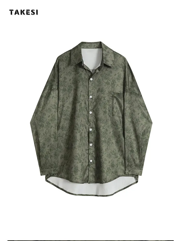

Print Vintage Blouse Woman Turn Down Collar 2022 Autumn Fashion Casual Smock Blouse Loose Long Sleeve Lady Tops Blusa Feminina
