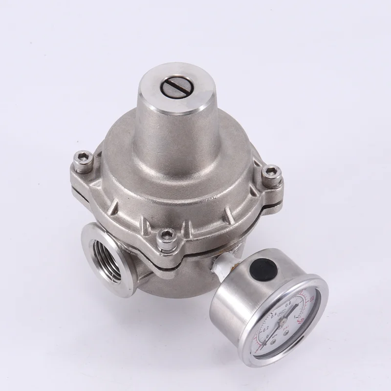 Манометр YZ11X NPT BSP pn16 304 316 из нержавеющей стали мембрана для водяных ветвей клапан