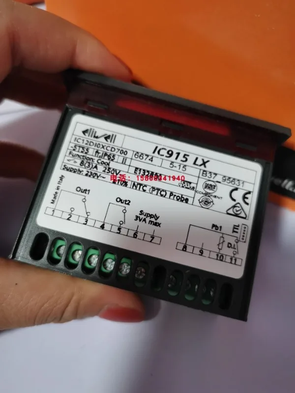 Фото Контроллер ELIWELL IC902 ICPlus902 230В, NTC/PTC/PT100 №3