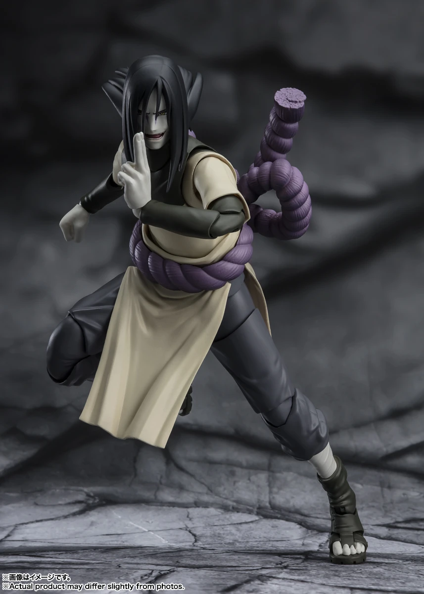Фото Горячая распродажа! В наличии! Фигурка Bandai SHFiguarts Наруто: Орочимару — искатель истины, стремящийся к вечности. Аниме-модель, подарок. №3