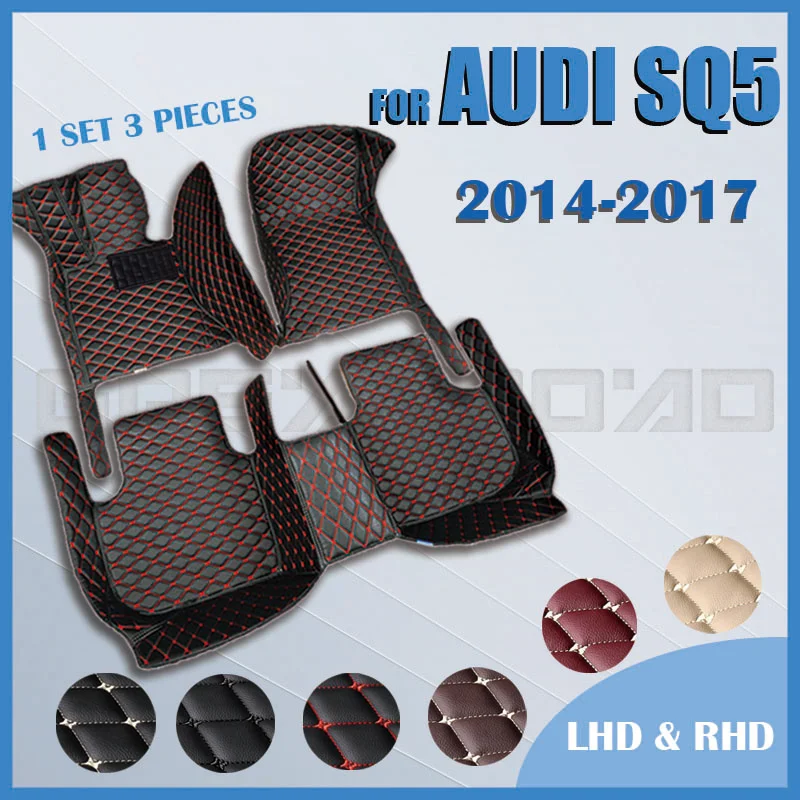 

Car floor mats for AUDI SQ5 2014 2015 2016 2017 Custom auto foot Pads automobile carpet cover