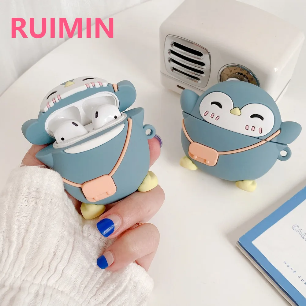 

3D Cartoon Cute Headhone Case for Apple Airpods 1 2 3 Headphone Cases Silicone Soft Earphone Cover for air pods Pro